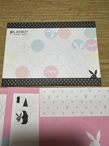 4 Unused Vintage Playboy Club Envelopes 6”x 4.25” Stationary Pink Black - Picture 2 of 8