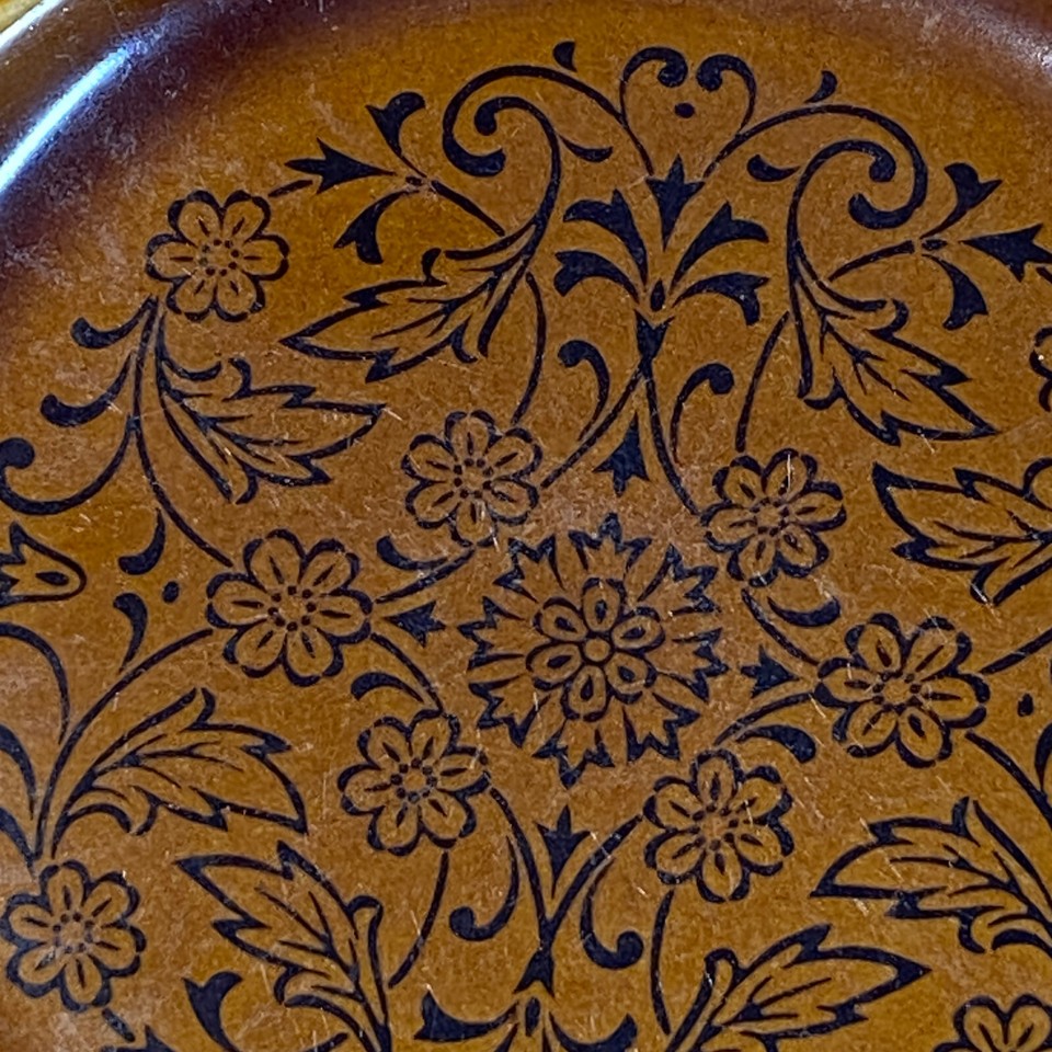 3 x Vintage Three Castles Stoneware K809 Side Plates. Made In