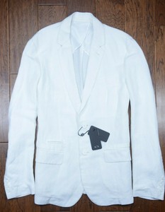 armani exchange white jacket