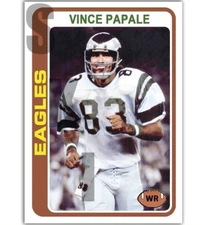 1978 STCC #534 Vince Papale Philadelphia Eagles  Invincible Custom Wahlberg Mark