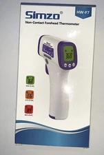 Simzo San Jamar THDG986 Non-Contact Infrared Digital Thermometer - White New