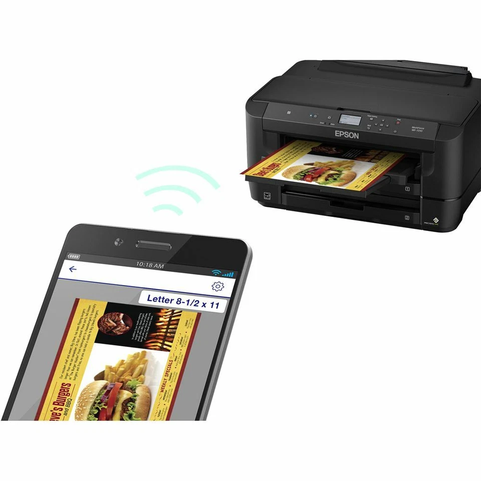 Unopened Epson WorkForce WF-7210 Wide-Format Wireless Color Printer Wi-Fi - Image 3 of 4