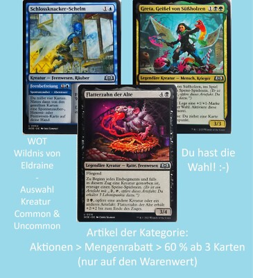 Magic MTG | WOE | Wildnis von Eldraine | Common & Uncommon | Kreatur