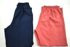 2 Alfred Dunner Womens Multicolor Elastic Waist Pull-On Chino Slacks Pants 12
