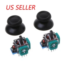 OEM Analog Stick Joystick and Caps Replacement For PS4 Controller