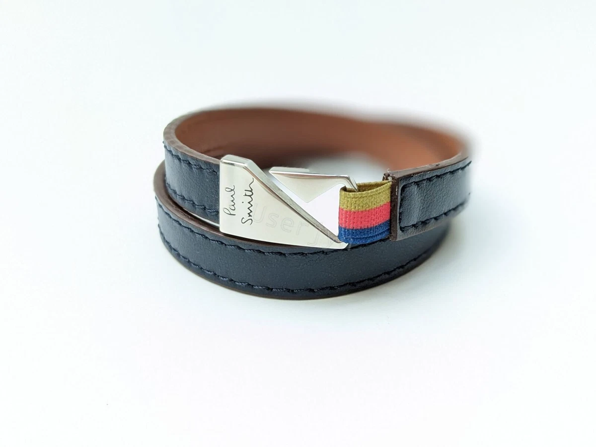 Paul smith leather sales bracelet