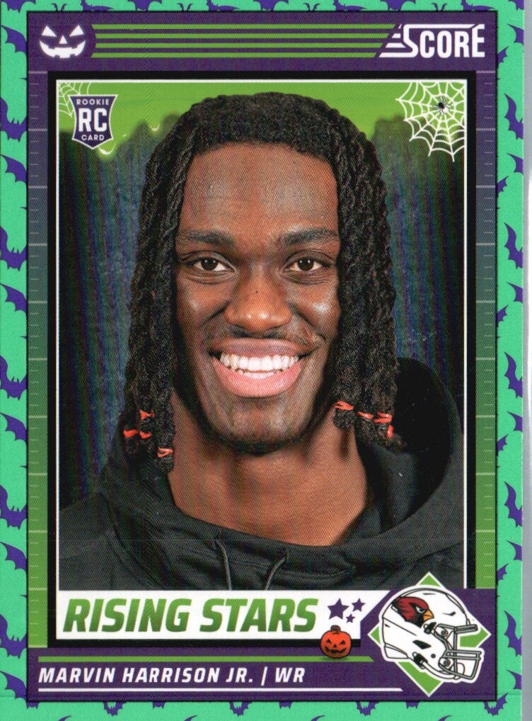 2024 Score-A-Treat #38 Marvin Harrison Jr. A-Treat - Rising Stars Green Bats