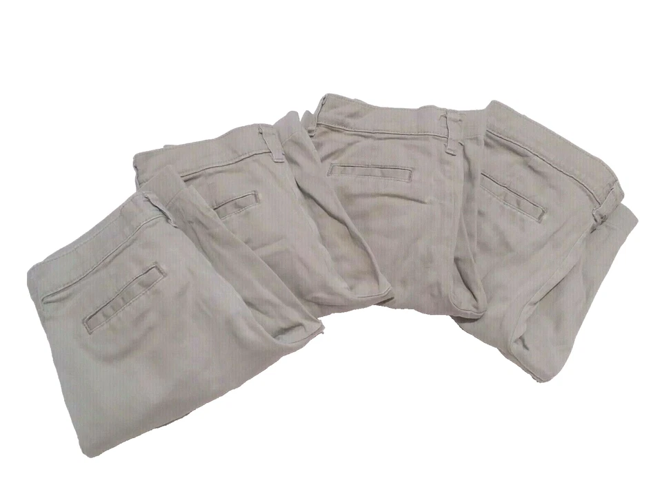 4 DICKIES Pantalones Cortos Caqui Talla 12 Uniforme Escolar Chinos Parque Infantil Campamento 25" Cintura Foto 3 de 4