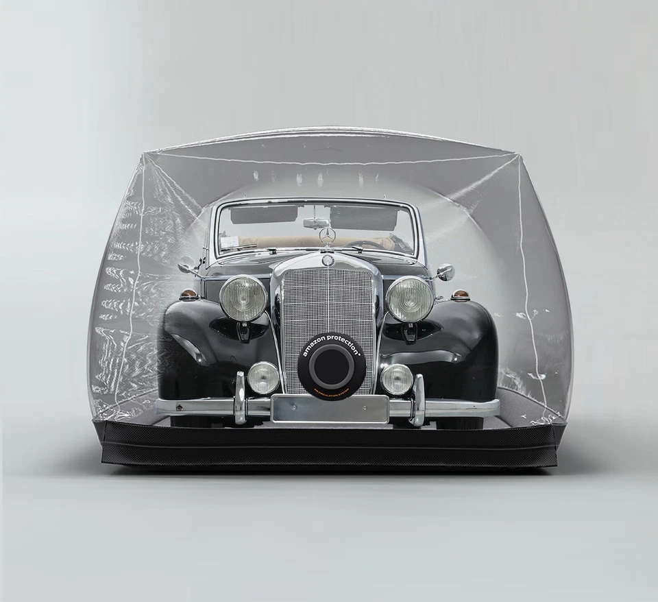 Cubierta de burbuja para coche Amazon Protection Mercedes Benz 170 - almacenamiento clásico interior Foto 2 de 4