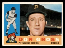 1960 Topps Baseball #284 Don Gross VG *d5