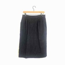 Vintage Miss Pendleton Wool Charcoal Gray Skirt 15  Waist