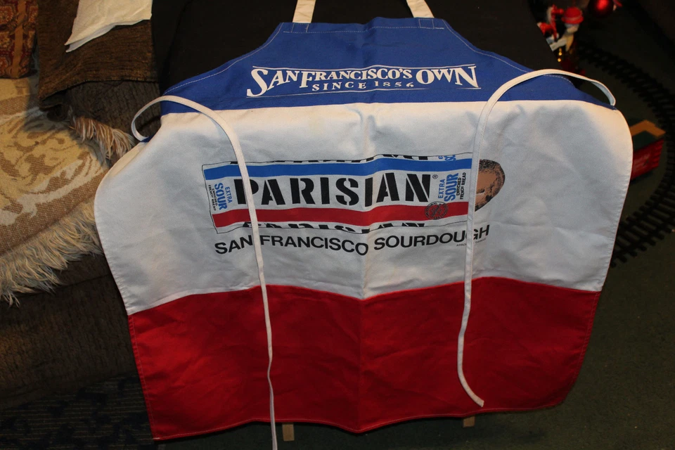 HEAVY COTTON APRON WITH SAN FRANCISCO'S OWN SINCE 1856 WRITING ON THE FRONT. - Image 2 of 3