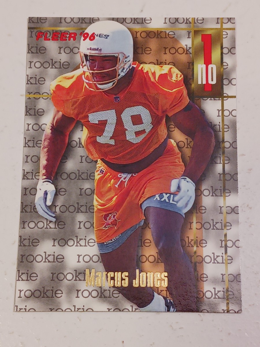 Marcus Jones Tampa Bay Buccaneers 1996 Fleer Rookie Card #163 | eBay