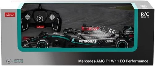 DOYUSHA 2.4GHz 1/18 RC Car Mercedes-AMG F1 W11 EQ Performance Black 98500 RTR - Picture 6 of 7