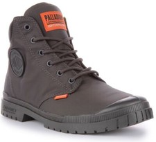 Palladium Pampa Cuff SP20 Nylon Lace Up  Mens Boots Asphalt UK 4 - 12