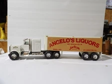 Jim Beam Angelo's Liquors Tractor Truck & Semi Trailer Decanter