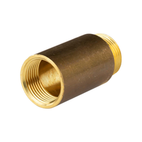 "Messing Gewinde-Fitting HahnverläNgerung Ig/Ag 1\" (Dn 25) LäNge 60 Mm - Schwere"