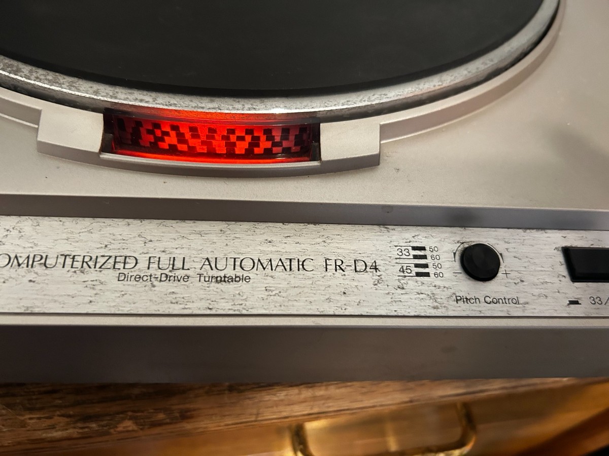 Working Vintage Sansui FR-D4 Full Automatic Direct Drive Turntable