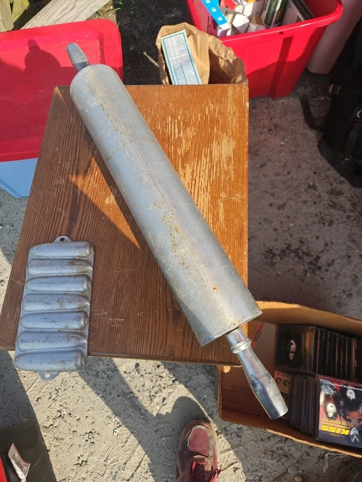 24" Aluminum Rolling Pin Used Metal Kitchen Baking Industrial Food Prep