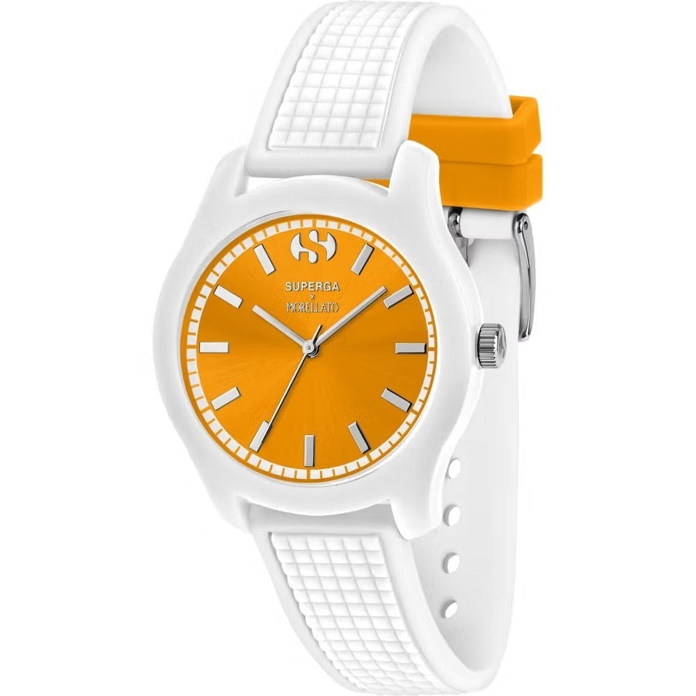 Orologio Ragazzo Morellato X Superga R0151174004 Cassa Bianca Cinturino Silicone