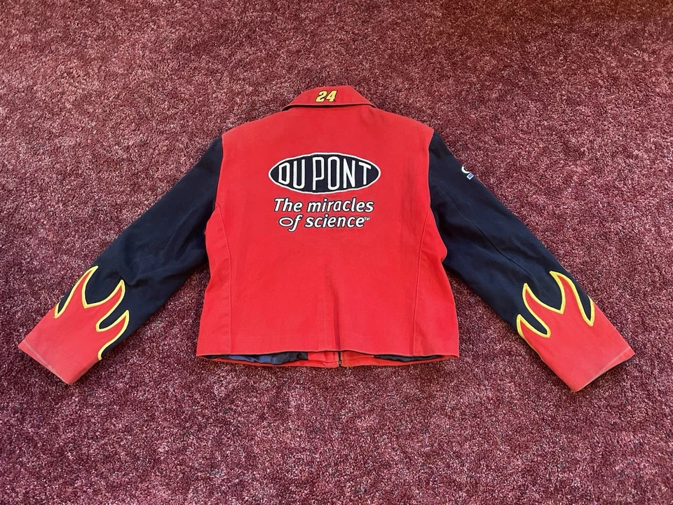 Chaqueta corta NASCAR Jeff Gordon #24 XL para mujer Chase Authentics Dupont Racing 2003 Foto 2 de 4