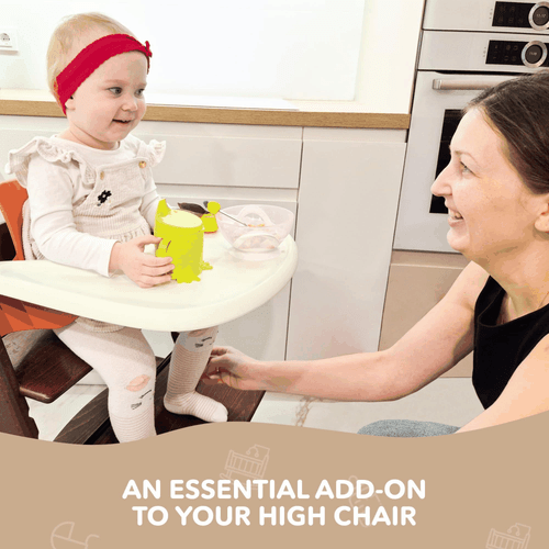 Hochstuhl Tablett kompatibel mit Stokke Trip Trap Stuhl glänzend milchig Farbe - Bild 8 von 10