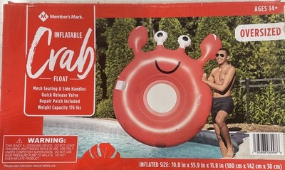 Members Mark Inflatable Crab Pool Float