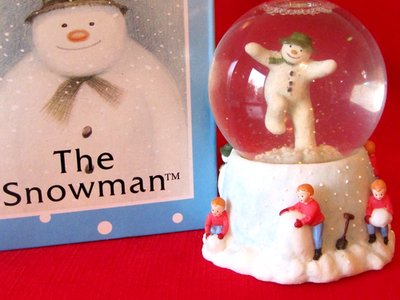 #ad The Snowman Raymond Briggs Snow Globe 1999 Vtg Rare Limited Edition MIB $149.99