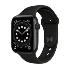 Watch Series 6 (GPS, 40mm) Space Grey Aluminium Case + Black Strap