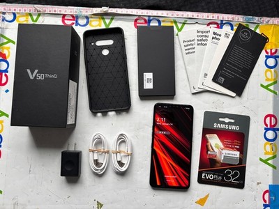 LG V50 ThinQ 5G - 128 GB - Aurora Black (Verizon unlocked) Tested