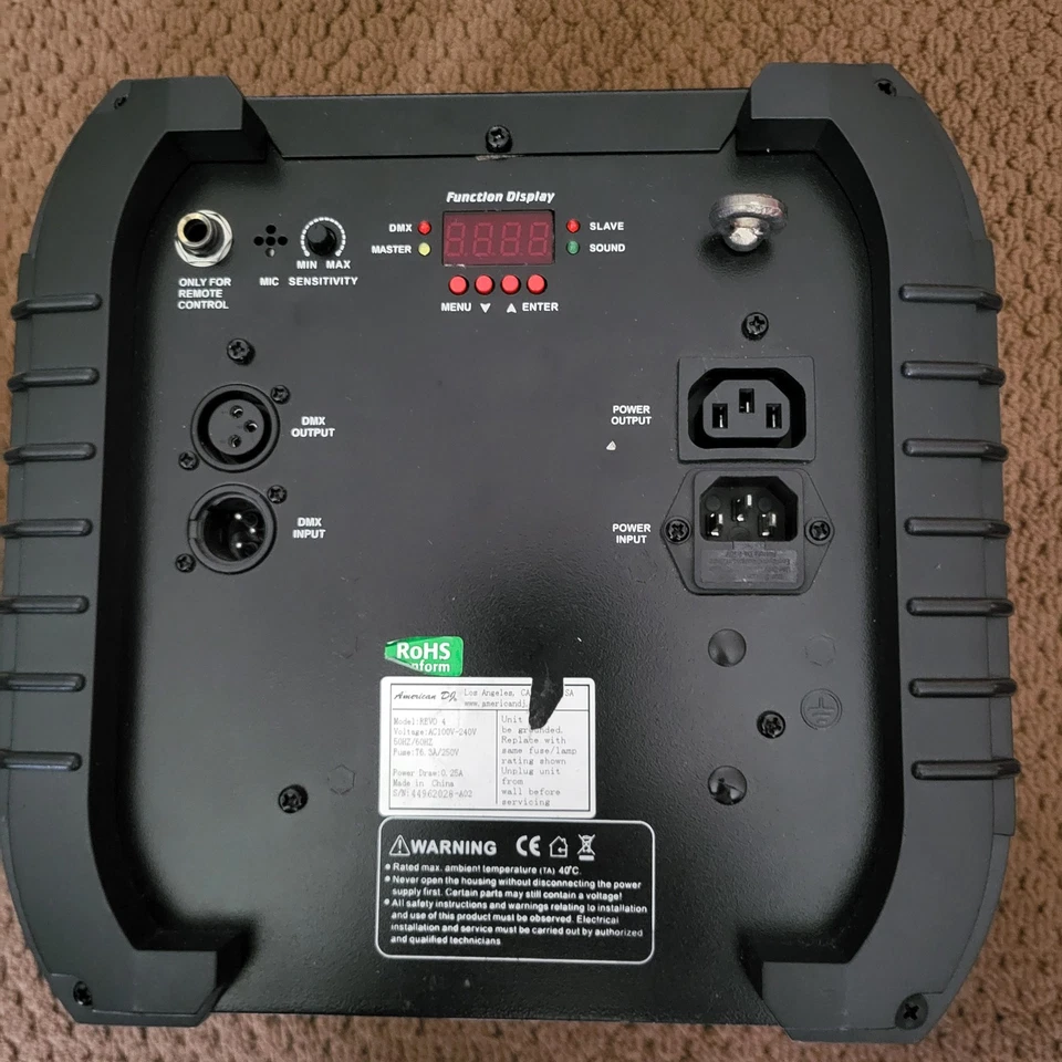 American DJ Revo 4 LED Effect Stage Light –Show & Sound Active + DMX Controlled - Image 2 of 4