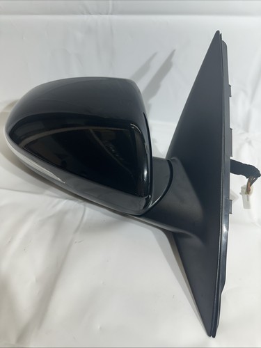 2016-2020 KIA OPTIMA RIGHT DOOR MIRROR W BLIND SPOT OEM P/N 87620D5050EB BLACK - Picture 2 of 14