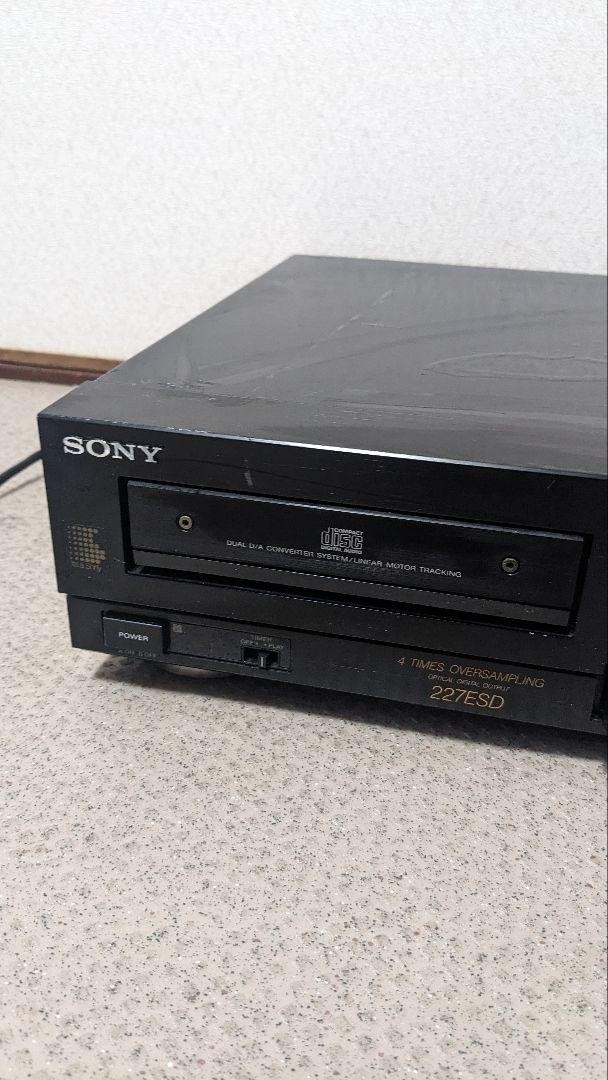 Sony CDP-227ESD High-End Vintage CD Player 1987 Japan 2Hz-20kHz