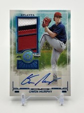 Owen Murphy #1/1: 2025 Panini Boys Of Summer -Prospect Materials Patch Auto -ATL