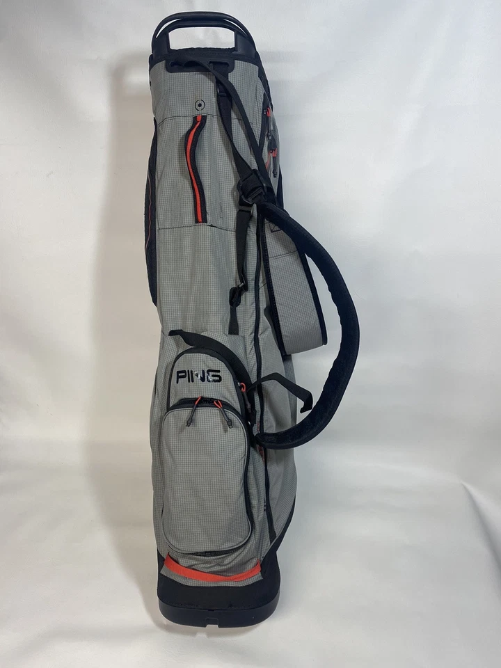 Bolsa de Transporte Ping Hoofer Craz-E Lite Gris Negro Soporte EXCELENTE Incluye Cubierta de Lluvia Foto 4 de 4