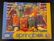 Canned Vegetables Springbok 500 PCE 2005 Edition Jigsaw Puzzle 100 Complete