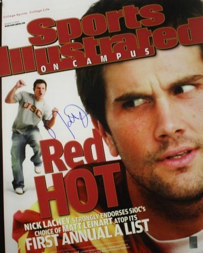 Matt Leinart Autographed Signed 16x20 SI Red Hot Trojans Photo- GTSM Authenticated 