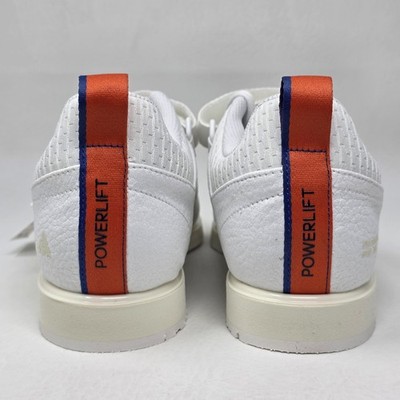 Adidas Powerlift 5 Weightlifting Shoes Mens Size 12 White Blue Orange JP9878 New Adidas Powerlift 5 Weightlifting Shoes Men main image 4