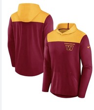 NWT Men's Nike Washington Commanders Fan Gear Pullover Hoodie LW Large Burgundy