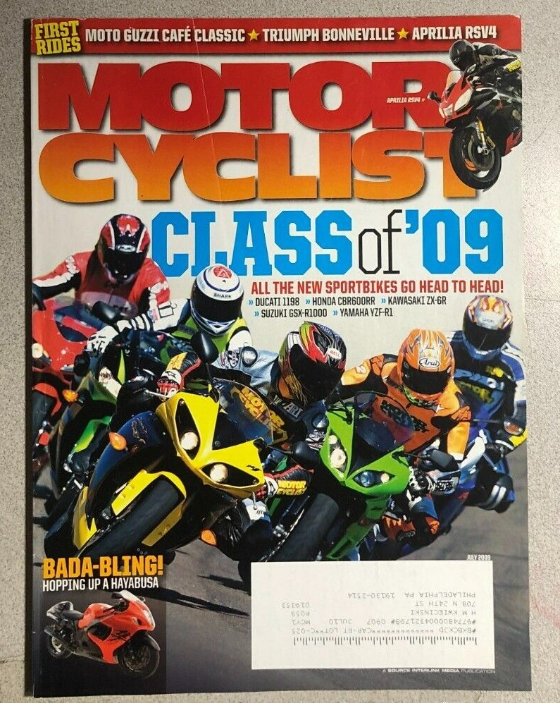 MOTORCYCLIST motorcycle magazine July 2009 | eBay