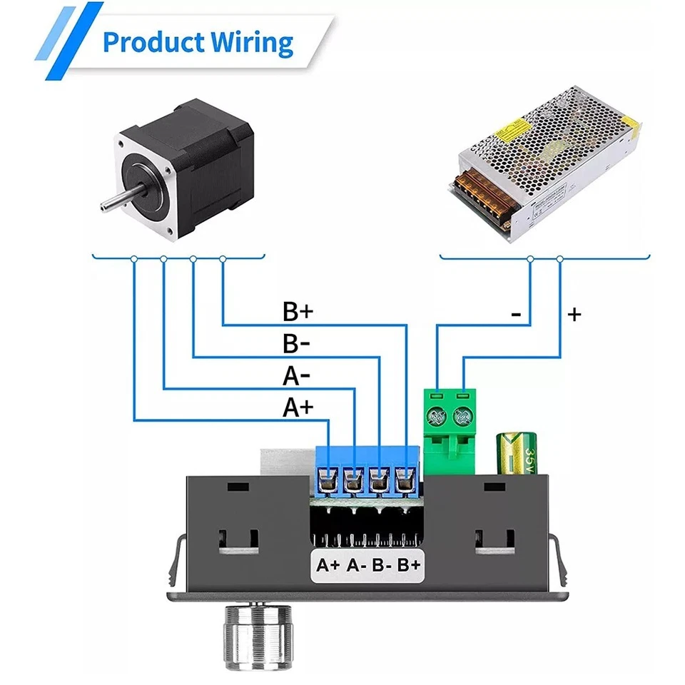 DC Schrittmotor Controller Modul für Nema17 Nema23 Motoren 4A Kapazität - Bild 4 von 4
