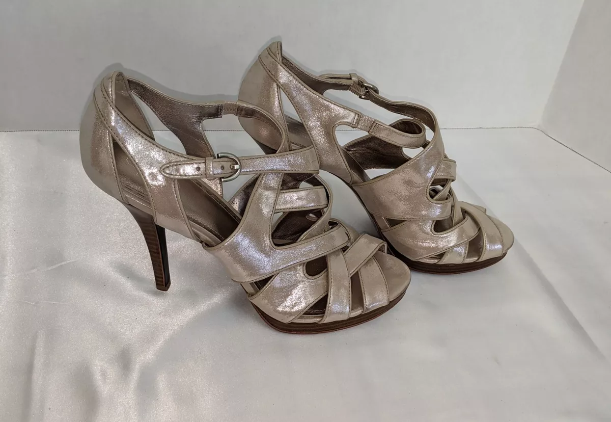 COACH AENYA Women s Open Toe Strappy Platform Heels Size 11 NEW