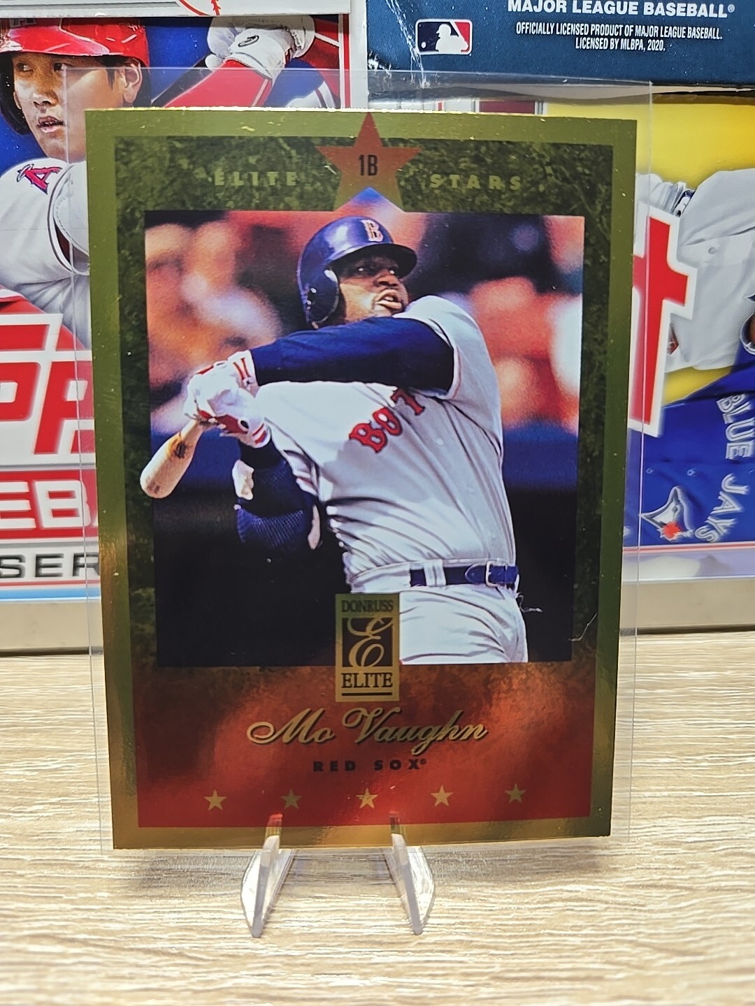 1997 Donruss Elite Mo Vaughn Gold Stars #12