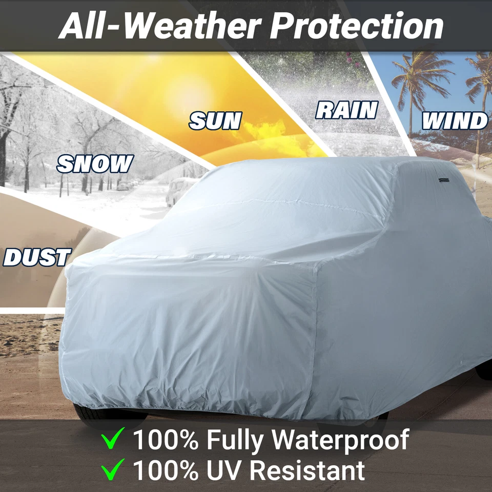 Cubierta premium para coche camión camión para [Nissan Titan] 100 % impermeable/garantía de por vida Foto 4 de 4