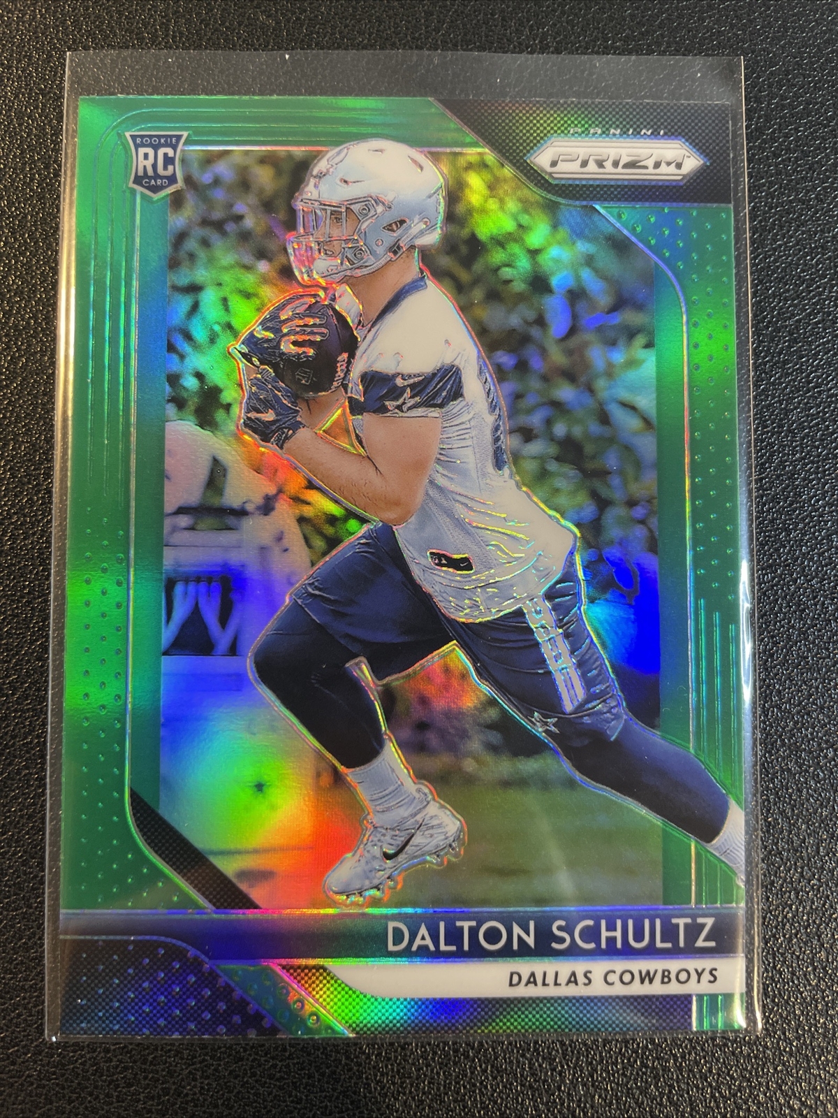 2018 Panini Prizm Rookie Dalton Schultz Green Prizm #277