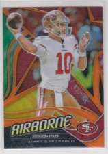 JIMMY GAROPPOLO 2019 ROOKIES & STARS AIRBORNE ORANGE 49ERS COMBINED SHIPPING