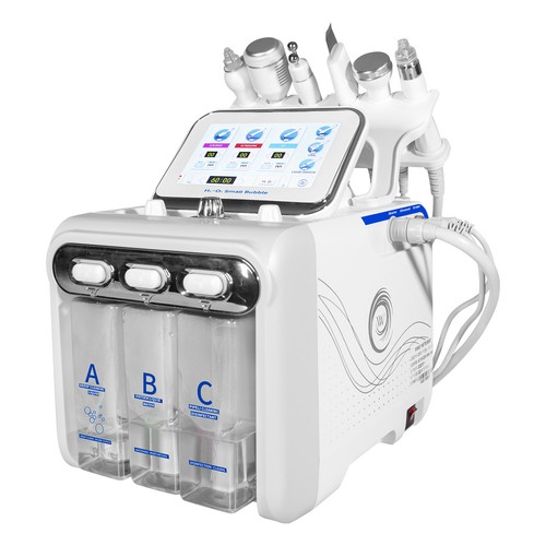 Small Bubble Facial Skin Cleaning RF Water Hydro Demabration Oxygen Peel Machine - Picture 3 of 11