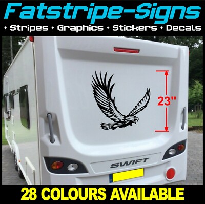ADLERKOPF FREI VOGEL FALKE WOHNWAGEN AUFKLEBER GRAFIK DECALS WOHNMOBIL CAMPER VAN