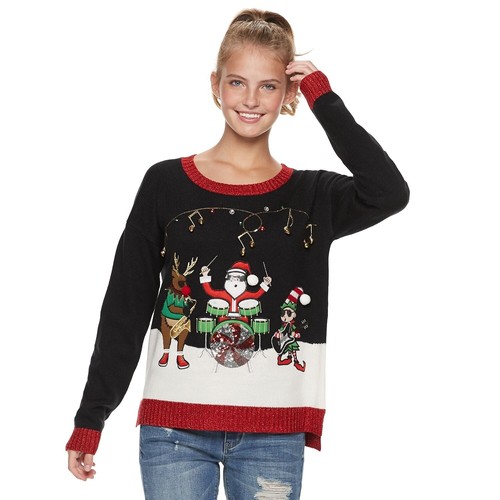 Santa Musical Trio Christmas Ugly 