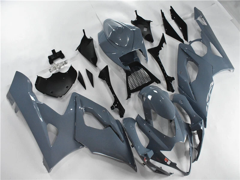 Carenado de plástico gris inyección FSM kIT apto para GSXR 1000 2005-2006 gris z0 Foto 3 de 4